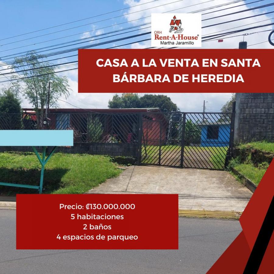 Foto Casa en Venta en Santa Brbara, Heredia - ¢ 130.000.000 - CAV92489 - BienesOnLine