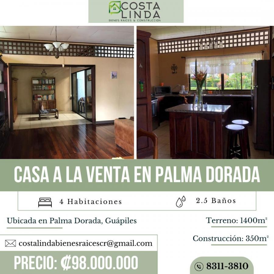 Foto Casa en Venta en Palma Dorada, Gupiles, Limn - ¢ 98.000.000 - CAV94258 - BienesOnLine