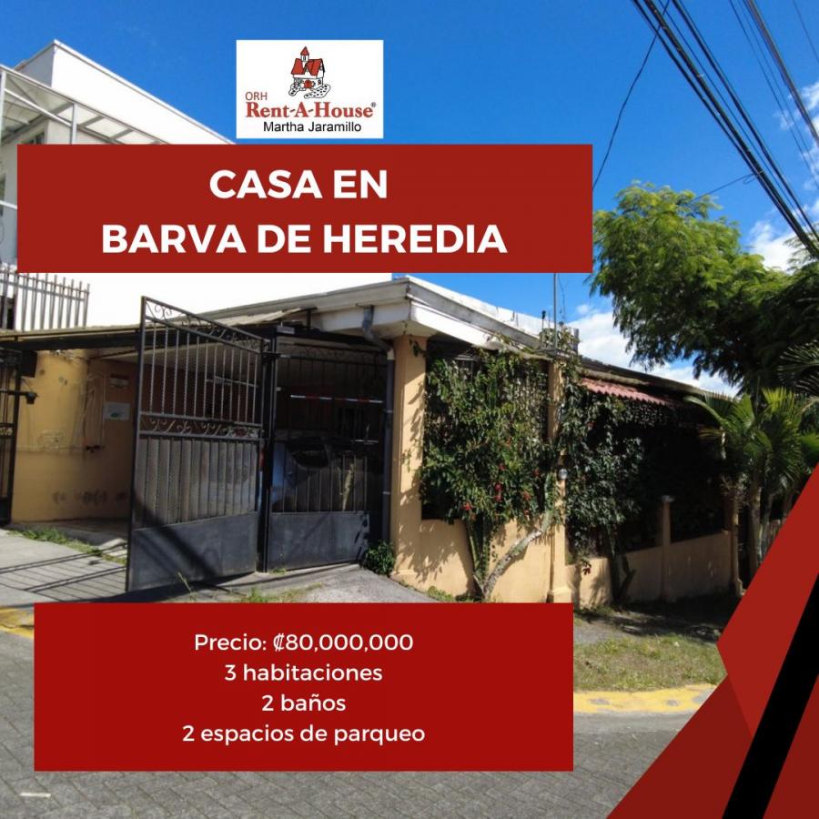 Foto Casa en Venta en Barva, Heredia - ¢ 80.000.000 - CAV86619 - BienesOnLine