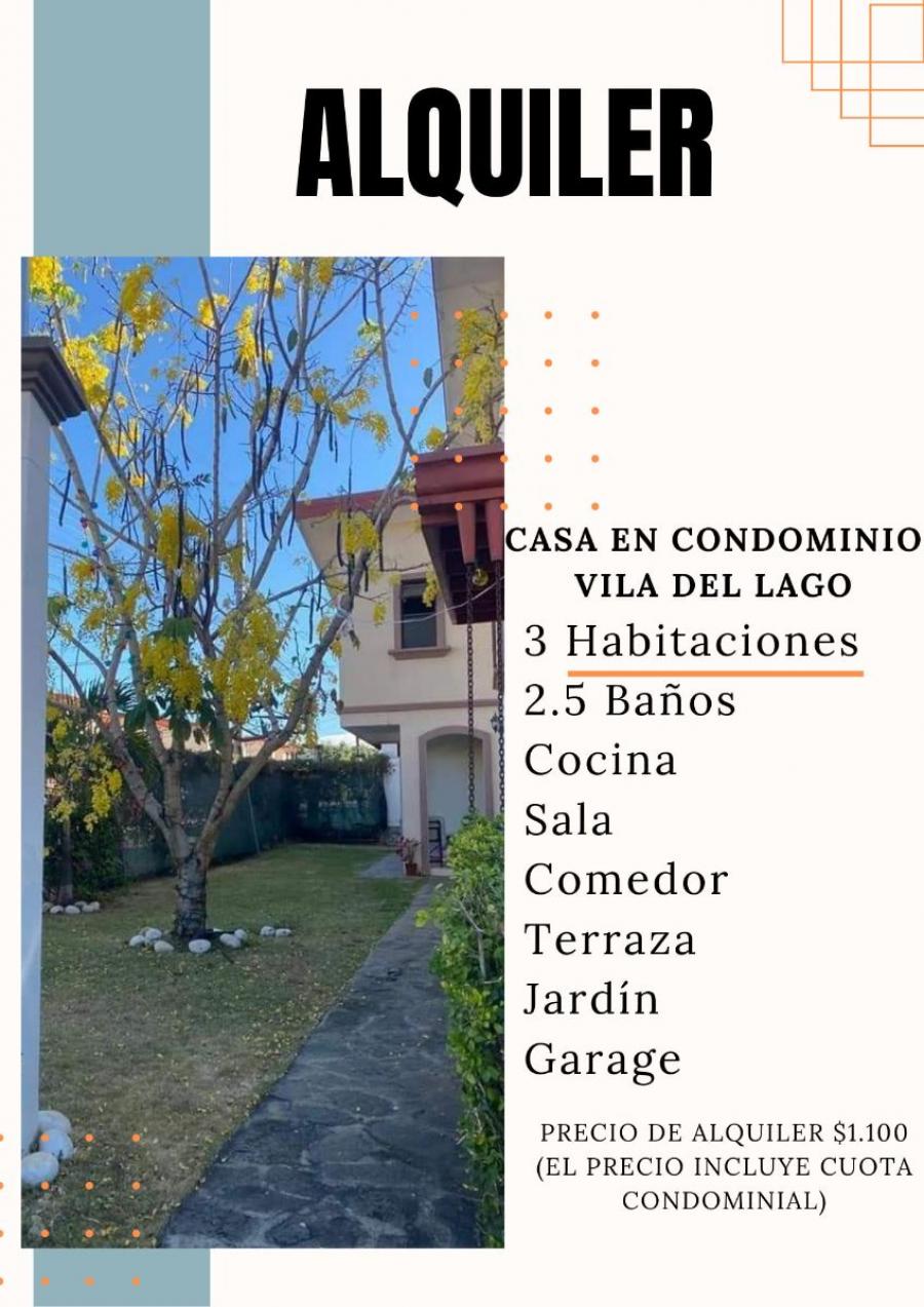 Foto Casa en Alquiler en Alajuela, Alajuela - U$D 1.100 - CAA78123 - BienesOnLine