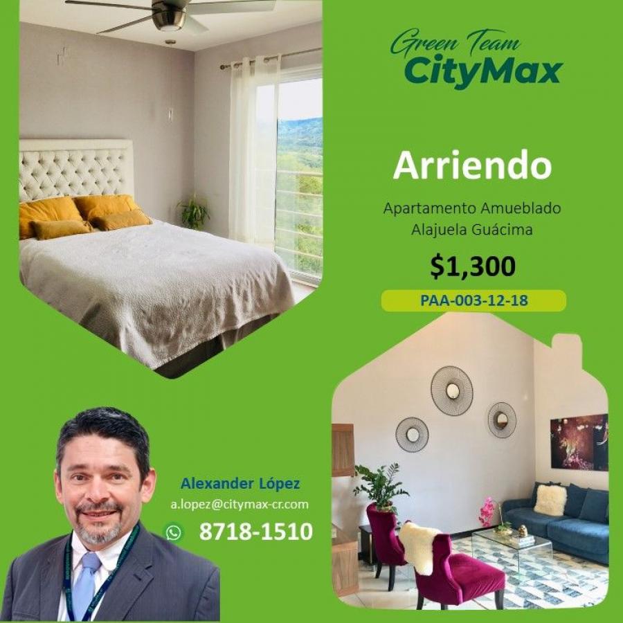 Foto Apartamento en Alquiler en Gucima, Alajuela - U$D 1.300 - APA70147 - BienesOnLine