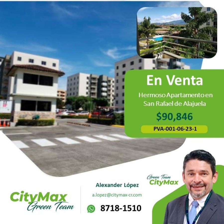 Foto Apartamento en Venta en San Rafael, Alajuela - U$D 90.846 - APV77046 - BienesOnLine