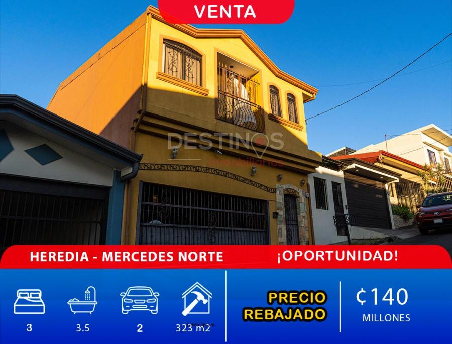 Foto Casa en Venta en Mercedes, Heredia - ¢ 140.000.000 - CAV96508 - BienesOnLine