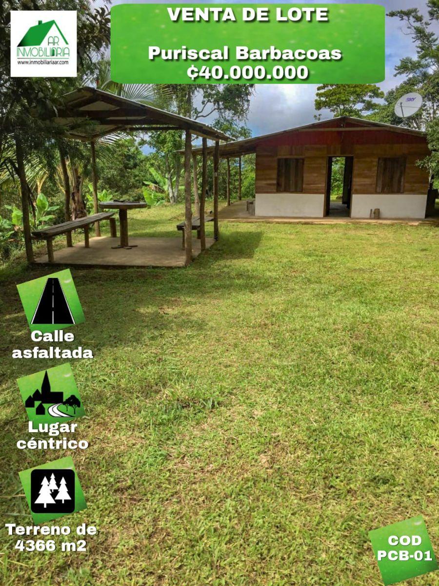 Foto Terreno en Venta en Barbacoas, San Jos - ¢ 40.000.000 - TEV55585 - BienesOnLine