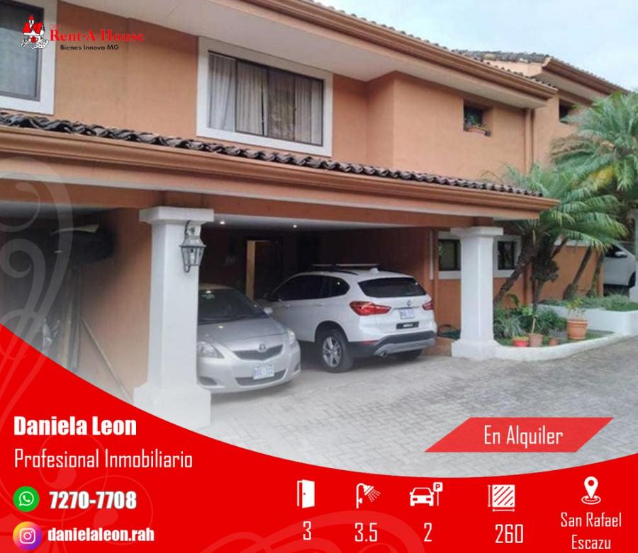 Foto Casa en Alquiler en San Rafael de Escazu, San Jos - U$D 2.600 - CAA74284 - BienesOnLine