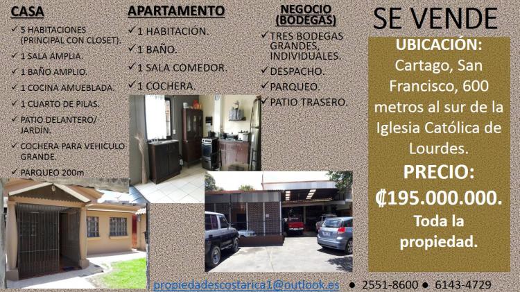 Foto Casa en Venta en Lourdes., Aguacaliente, Cartago - ¢ 195.000.000 - CAV13100 - BienesOnLine