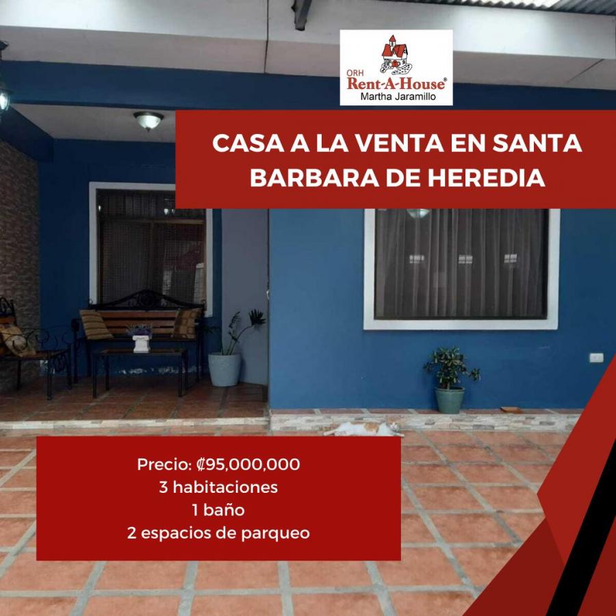 Foto Casa en Venta en Santa Brbara, Heredia - ¢ 88.000.000 - CAV92236 - BienesOnLine