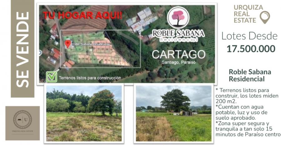 Foto Se venden lotes listos para construir Roble Sabana Residencial