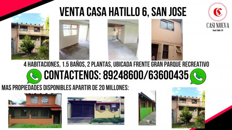 Foto Casa en Venta en Hatillo, San Jos - ¢ 25.000.000 - CAV13830 - BienesOnLine