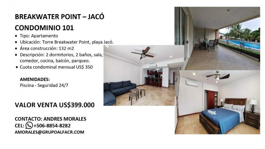 Foto Apartamento en Venta en jaco, jaco, Puntarenas - U$D 399.000 - APV63654 - BienesOnLine