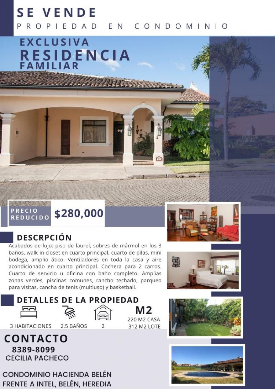 Foto Casa en Venta en La Ribera, Beln, Heredia - U$D 280.000 - CAV55375 - BienesOnLine