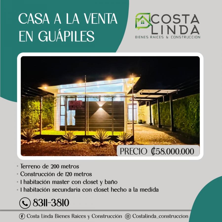 Foto Casa en Venta en Gupiles, Pococ, Limn - ¢ 58.000.000 - CAV67066 - BienesOnLine