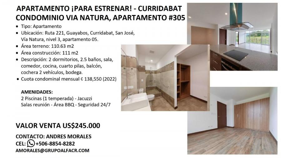 Foto Apartamento en Venta en Granadilla, Guayabos, Granadilla, San Jos - U$D 245.000 - APV63668 - BienesOnLine
