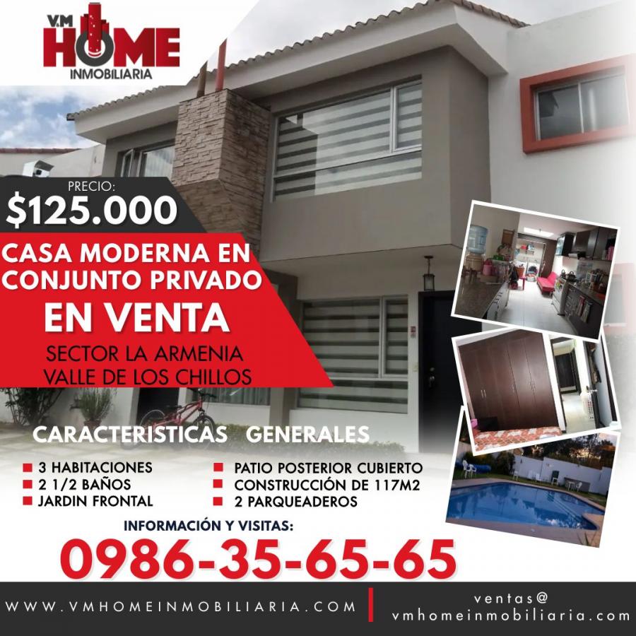 Foto Casa en Venta en La Armenia, Quito, Pichincha - U$D 125.000 - CAV34341 - BienesOnLine