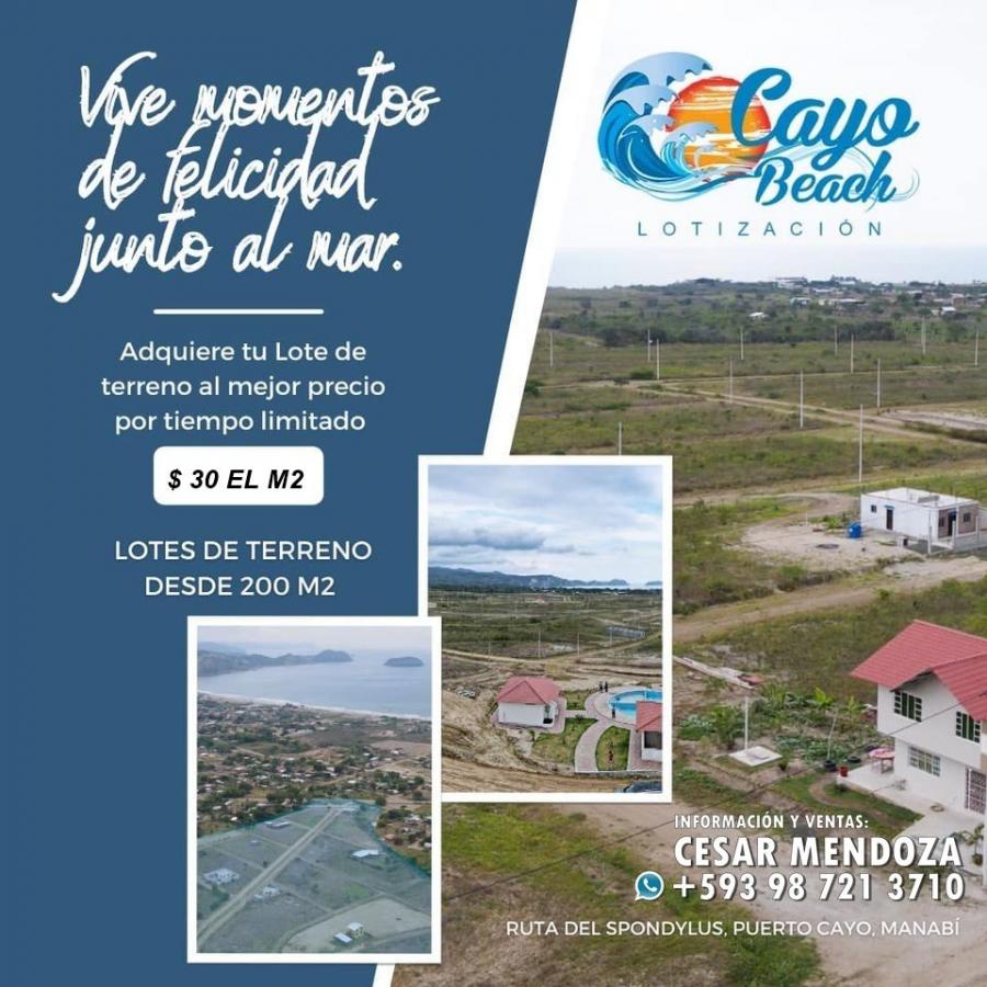 Foto Terreno en Venta en PUERTO CAYO, Jipijapa, Manabi - 20 hectareas - U$D 6.000 - TEV32219 - BienesOnLine