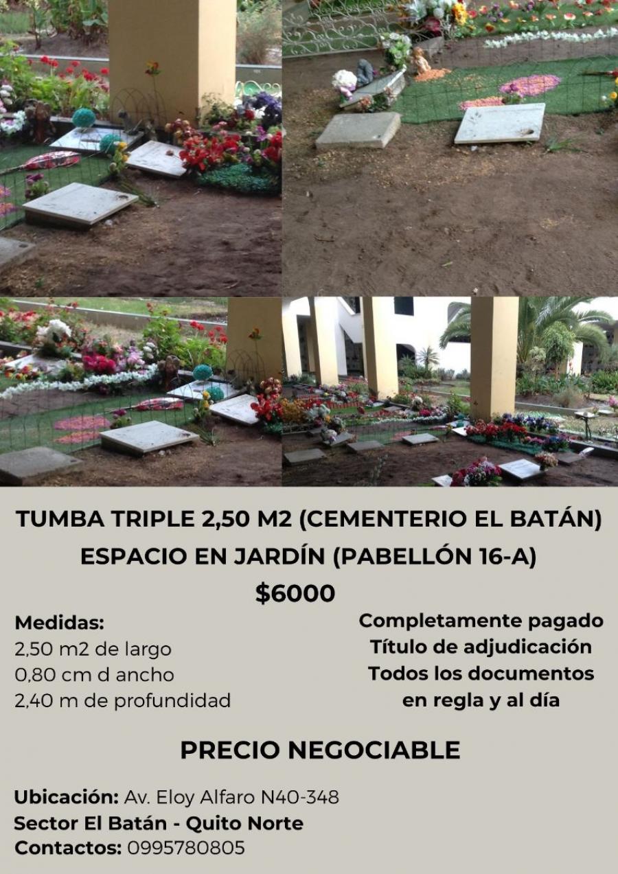 Foto Terreno en Venta en EL BATN, Quito, Pichincha - U$D 6.000 - TEV35318 - BienesOnLine