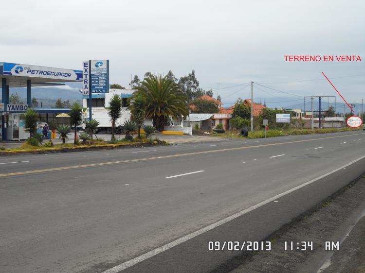 Foto Terreno en Venta en panamericana norte entre la gasolinera de Yambo y , Salcedo, Cotopaxi - U$D 90.000 - TEV10321 - BienesOnLine