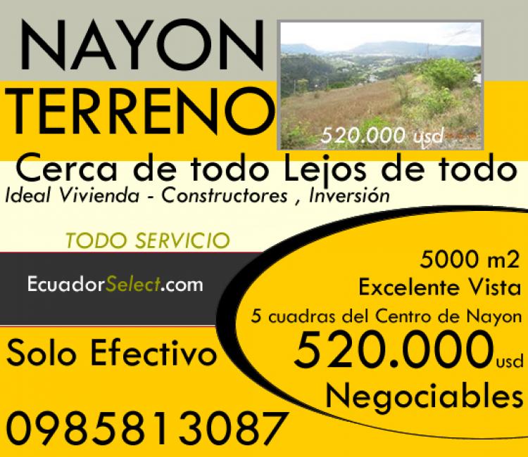 Foto Terreno en Venta en NAYON, Quito, Pichincha - U$D 520.000 - TEV12238 - BienesOnLine