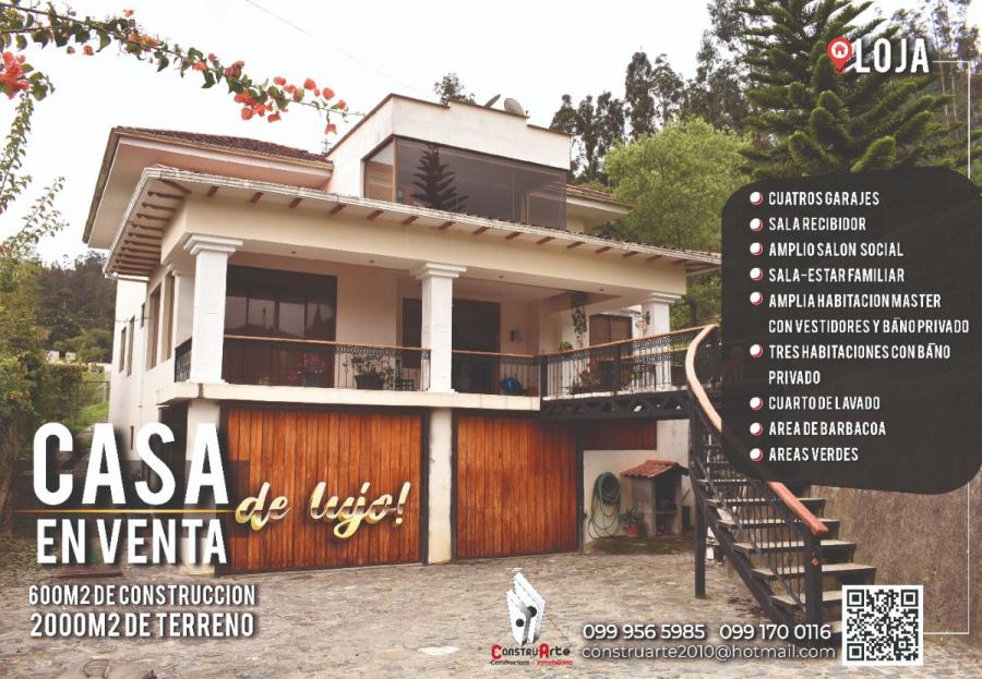 Foto Casa en Venta en LOJA, Rodriguez Witt, Loja - U$D 480.000 - CAV39007 - BienesOnLine