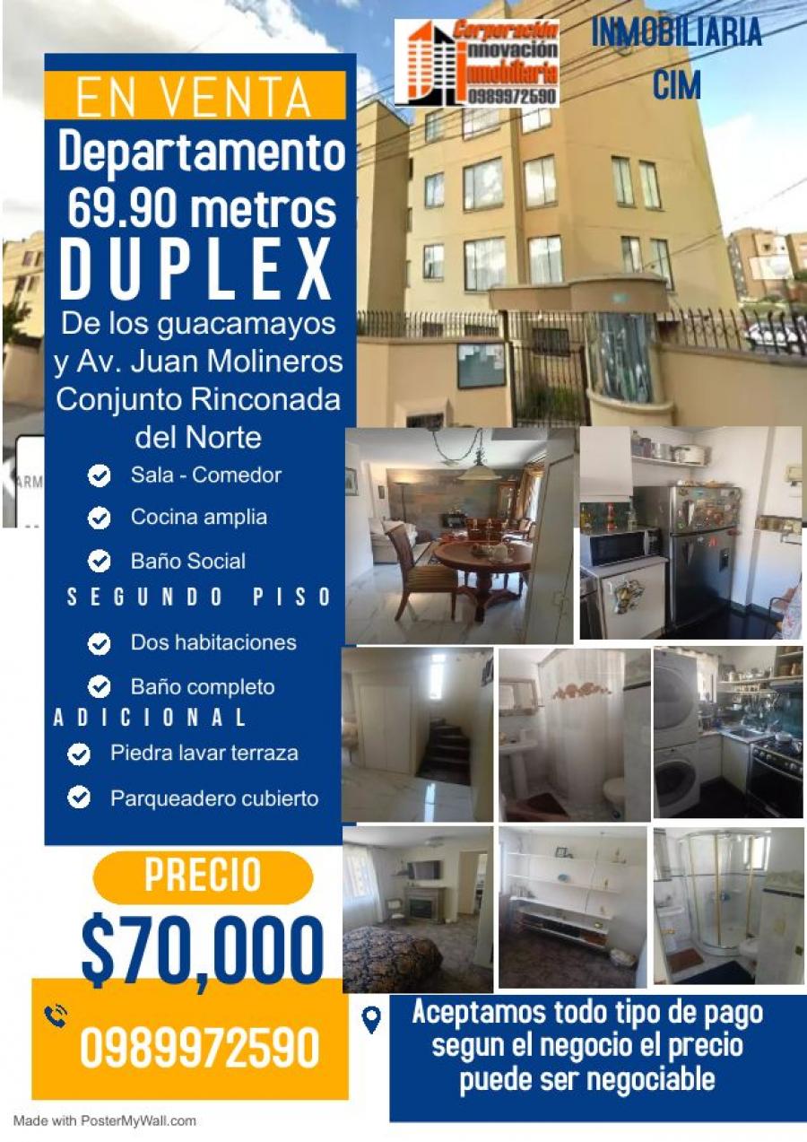 Foto Departamento en Venta en Pichincha, Quito, Pichincha - U$D 69.999 - DEV37869 - BienesOnLine