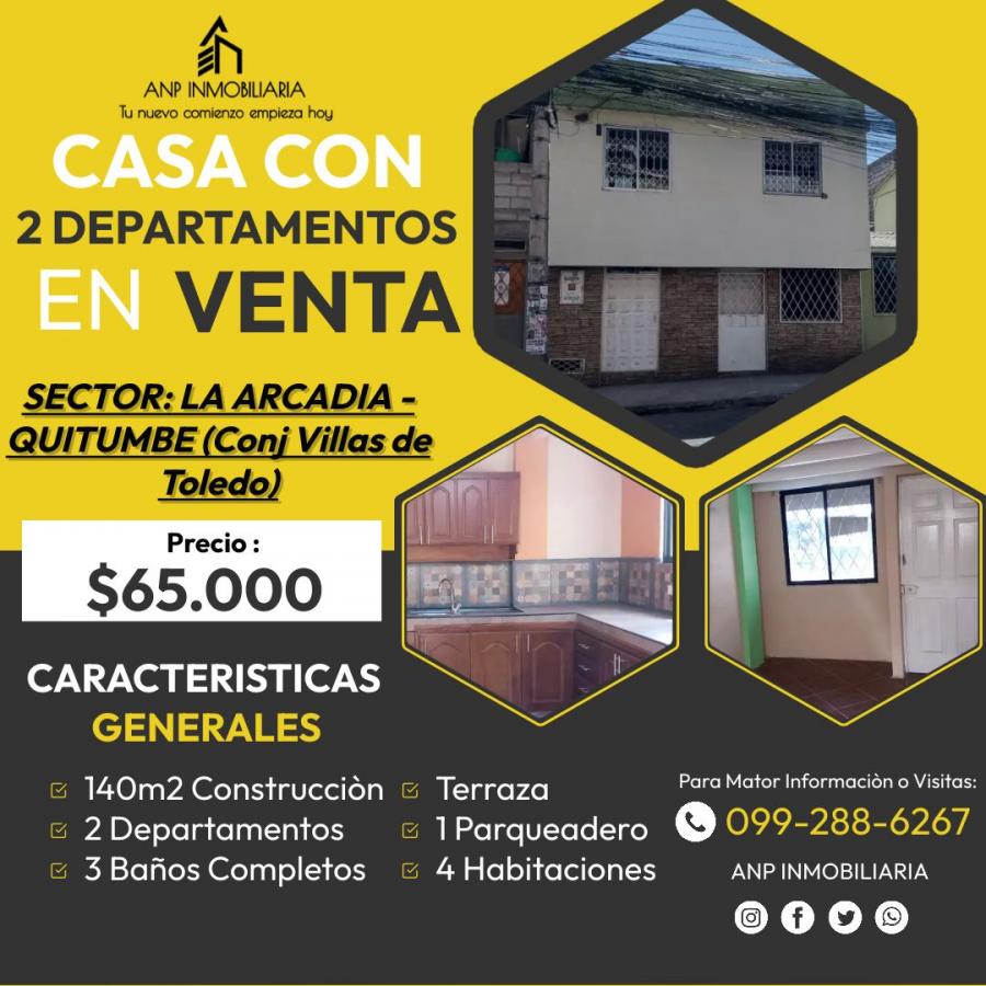 Foto Casa en Venta en Quito, Pichincha - U$D 65.000 - CAV38669 - BienesOnLine