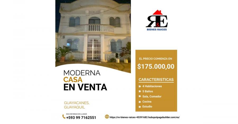 Foto Casa en Venta en Tarqui, Guayaquil, Guayas - U$D 175.000 - CAV39714 - BienesOnLine