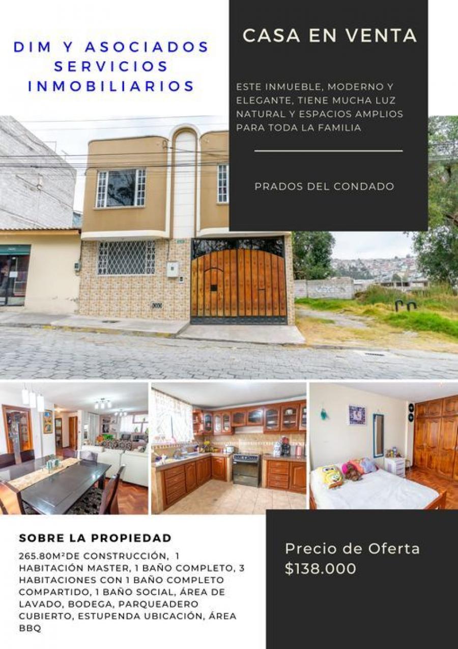 Foto Casa en Venta en Quito, Prados del Condado Quito, Pichincha - U$D 138.000 - CAV33757 - BienesOnLine