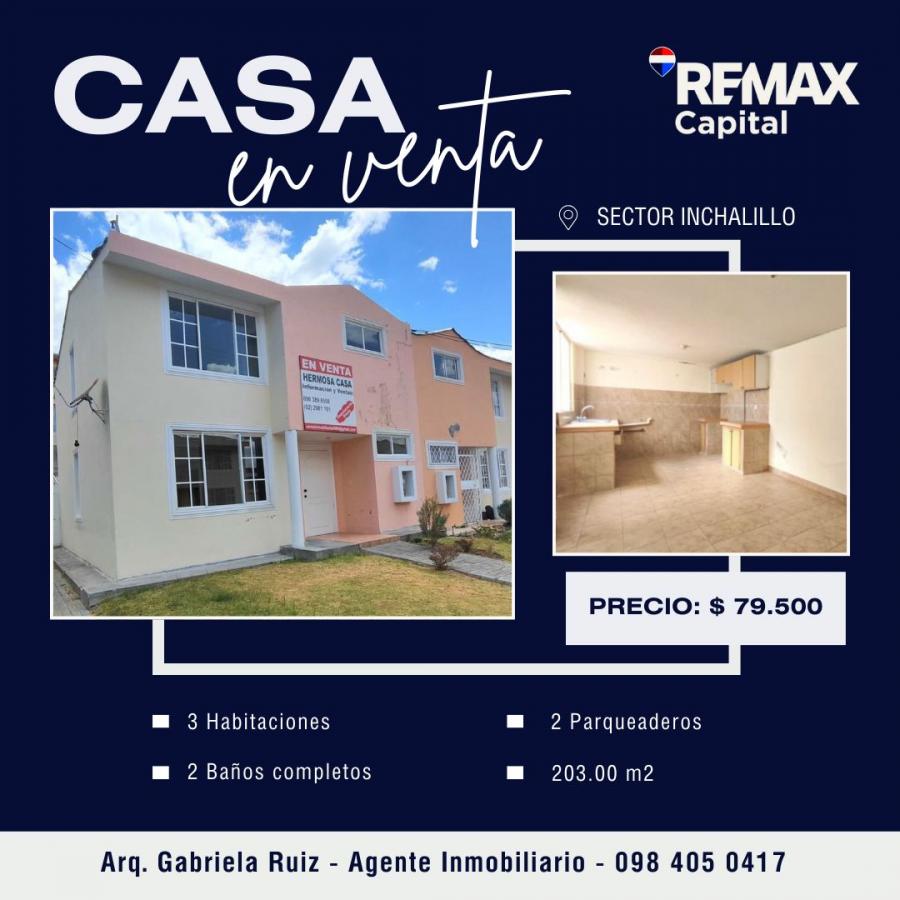 Foto Casa en Venta en INCHALILLO, Rumiñahui, Pichincha - U$D 79.500 - CAV41167 - BienesOnLine