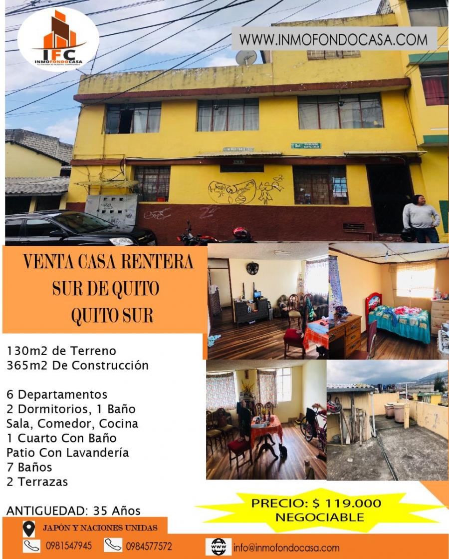 Foto Casa en Venta en Quito, Pichincha - U$D 119.000 - CAV30563 - BienesOnLine