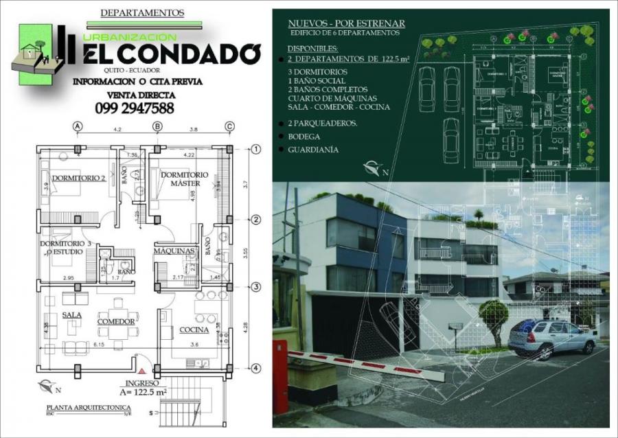 Foto Departamento en Venta en El Condado, Quito, Pichincha - U$D 121.770 - DEV30948 - BienesOnLine
