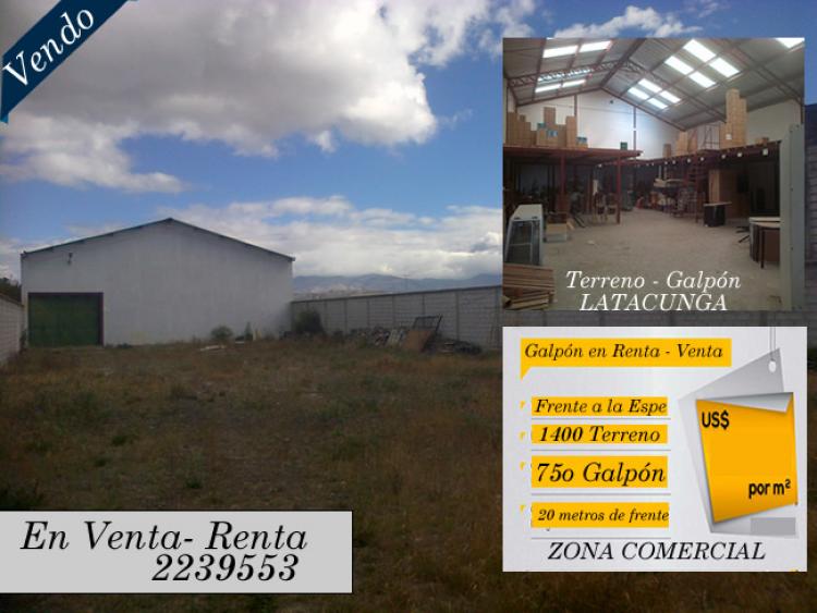Foto Nave en Venta en LATACUNGA, Latacunga, Cotopaxi - U$D 4.500 - NAV11465 - BienesOnLine