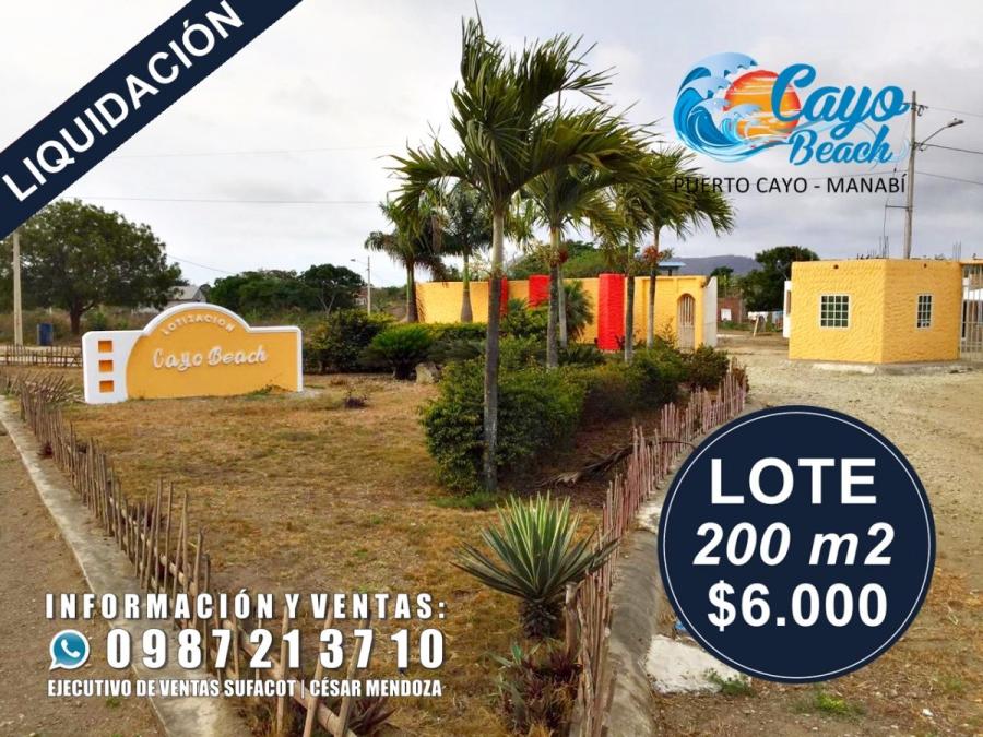 Foto Terreno en Venta en PUERTO CAYO, Jipijapa, Manabi - 52 hectareas - U$D 6.000 - TEV28437 - BienesOnLine