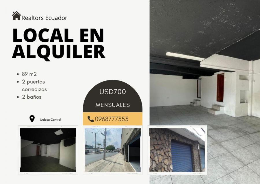 Foto Local en Arriendo en Tarqui, Urdesa Central, Guayas - U$D 700 - LOA36656 - BienesOnLine