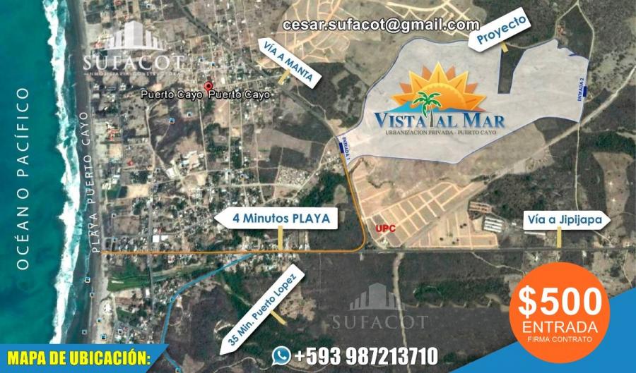 Foto Terreno en Venta en Puerto Cayo, Jipijapa, Manabi - 170 hectareas - U$D 12.750 - TEV28307 - BienesOnLine