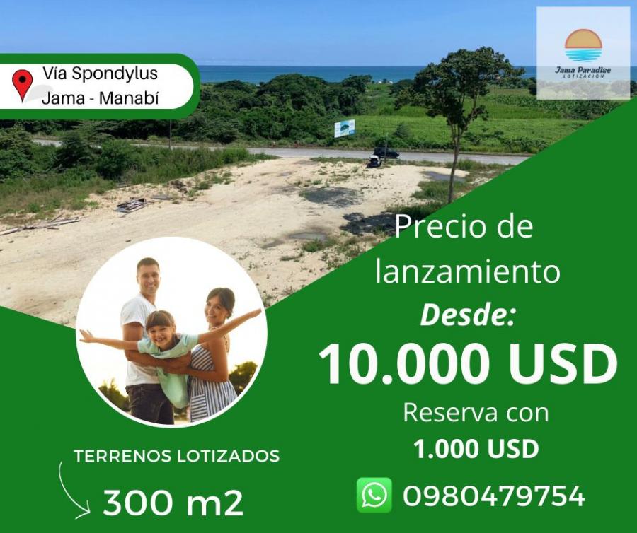 Foto Terreno en Venta en Camarones, Jama, Manabi - U$D 10.000 - TEV36290 - BienesOnLine