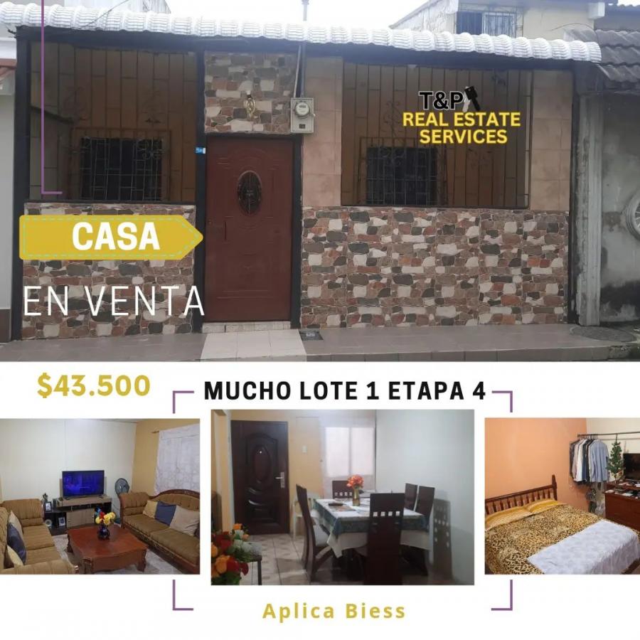 Foto Casa en Venta en Mucho lote 1, Guayas - U$D 43.500 - CAV39548 - BienesOnLine