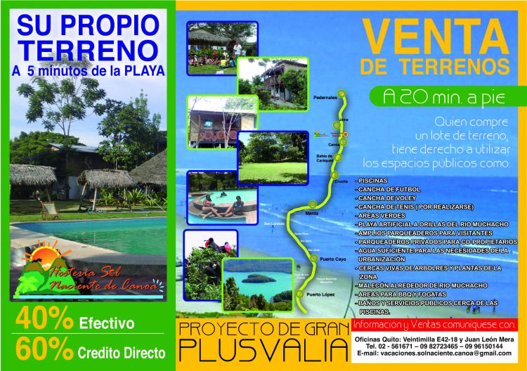 Foto Terreno en Venta en CANOA, San Vicente, Manabi - 6 hectareas - U$D 60 - TEV12981 - BienesOnLine