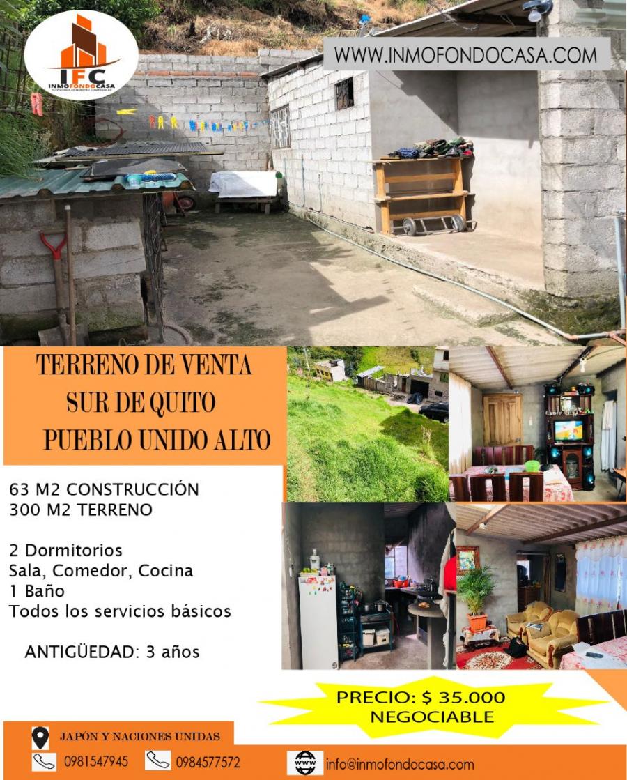 Foto Terreno en Venta en Quito, Pichincha - U$D 35.000 - TEV30564 - BienesOnLine