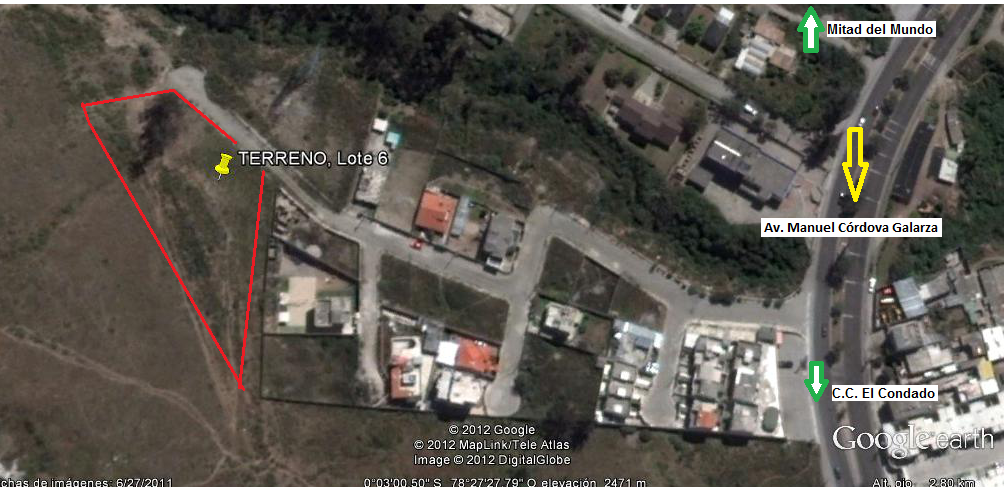 Foto Terreno en Venta en Pomasqui, Pomasqui, Pichincha - U$D 312.000 - TEV27431 - BienesOnLine