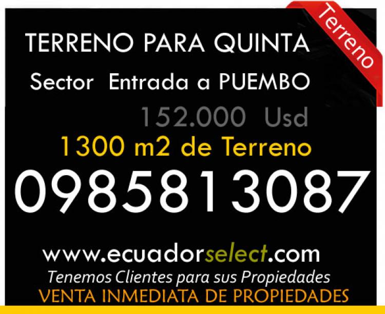 Foto Quinta en Venta en PUEMBO, Quito, Pichincha - U$D 152.000 - QUV12274 - BienesOnLine