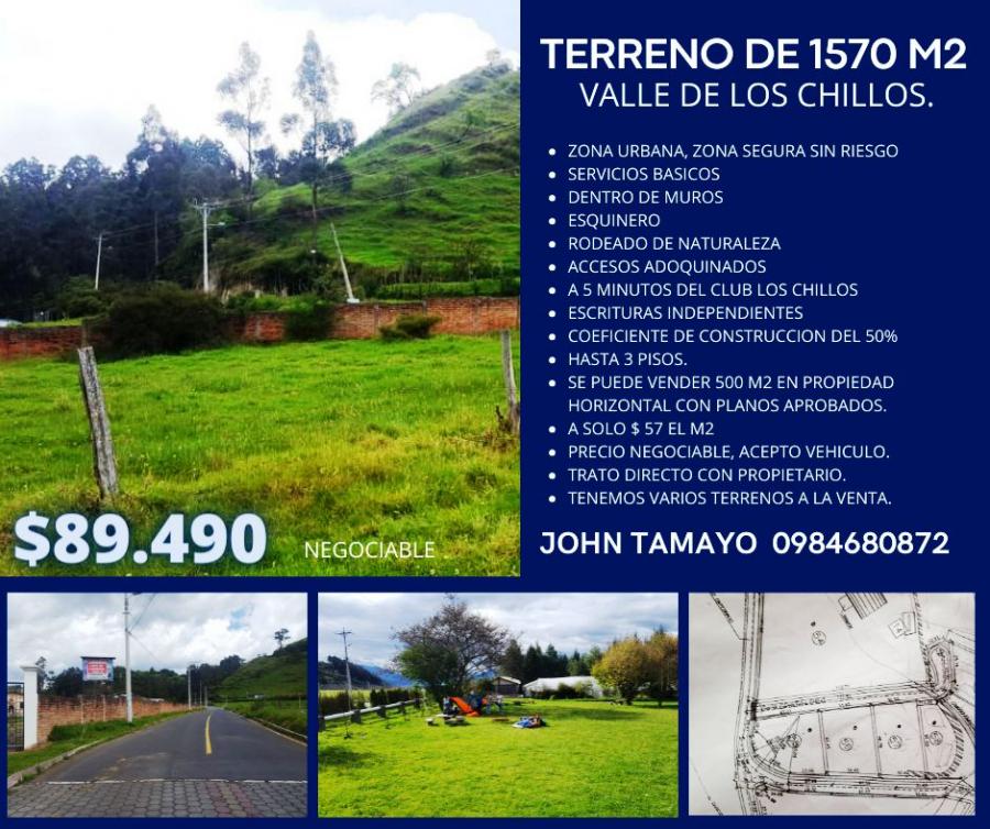 Foto Terreno en Venta en SAN FERNANDO, Rumiahui, Pichincha - U$D 89.490 - TEV35911 - BienesOnLine