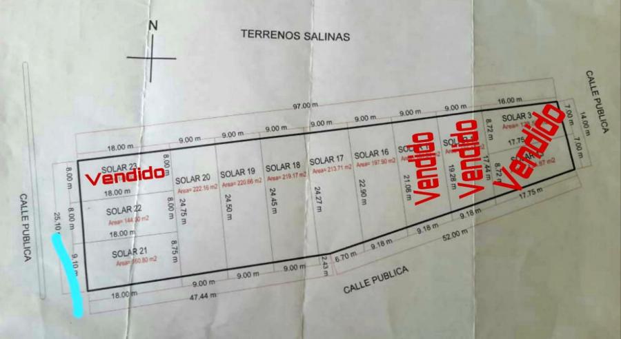 Foto Terreno en Venta en SALINAS, Sector San Lorenzo, Santa Elena - U$D 30.000 - TEV31998 - BienesOnLine