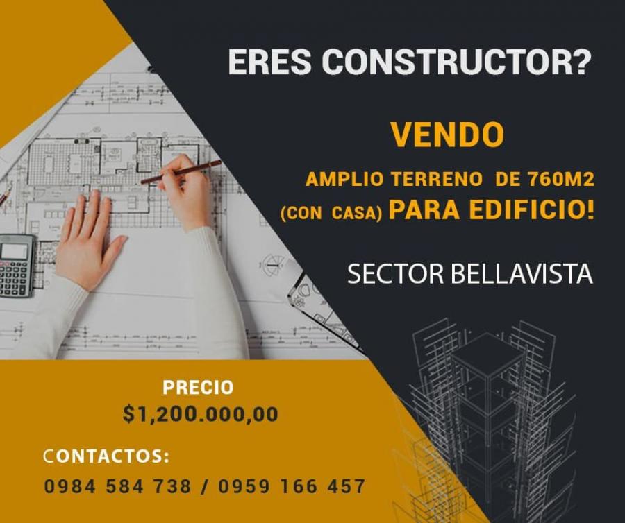 Foto Terreno en Venta en Bellavista, Bellavista, Pichincha - U$D 1.200.000 - TEV36430 - BienesOnLine