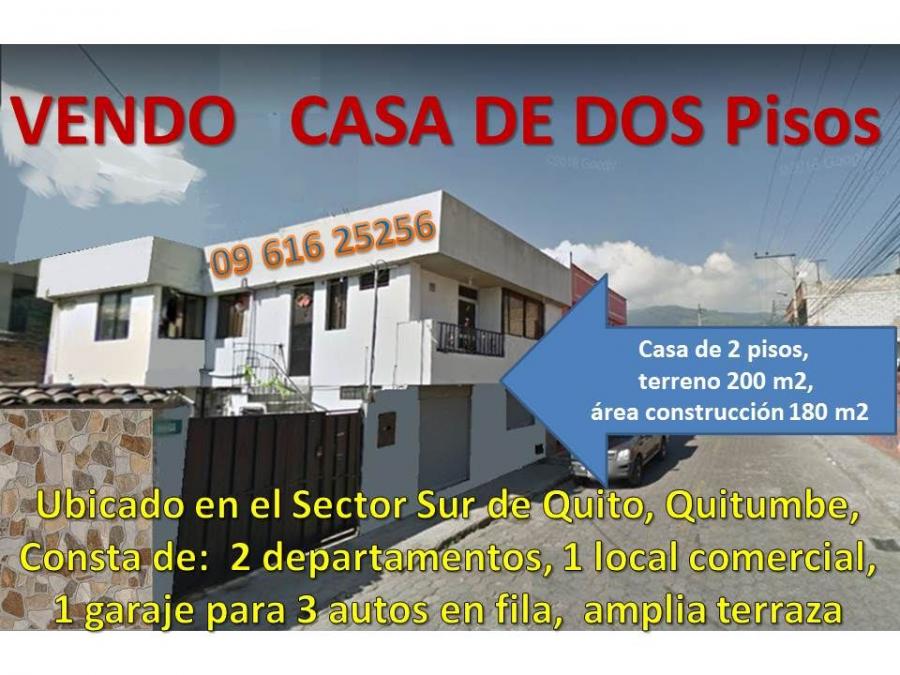 Foto Casa en Venta en Quito, Pichincha - U$D 95.000 - CAV38102 - BienesOnLine