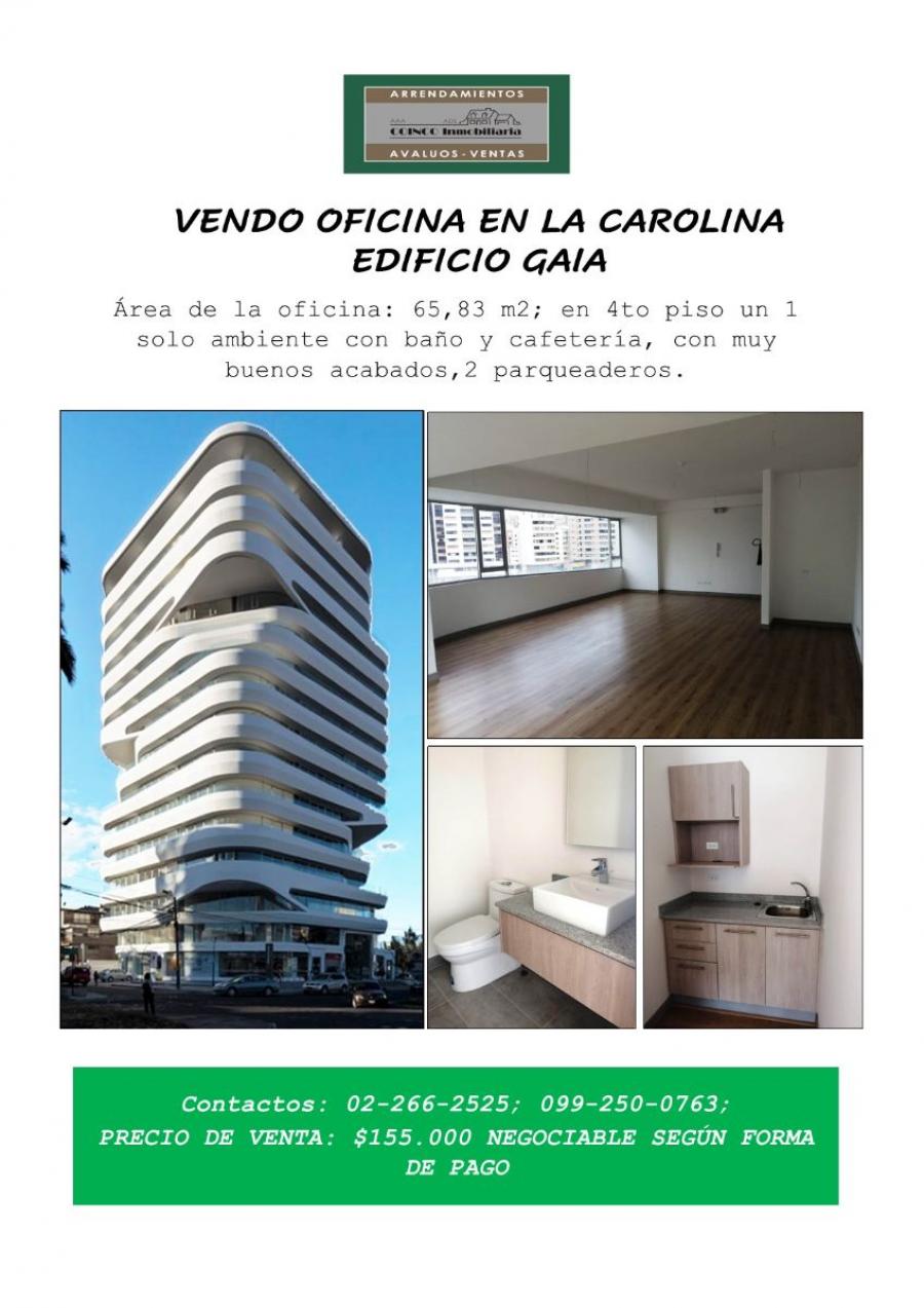 Foto Oficina en Venta en Iaquito, Quito, Pichincha - U$D 155.000 - OFV34704 - BienesOnLine