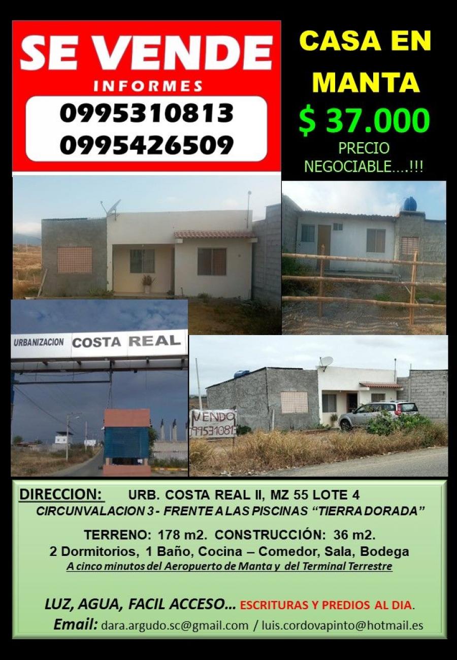 Foto Casa en Venta en Jaramijo, Jaramij, Manabi - U$D 37.000 - CAV36099 - BienesOnLine