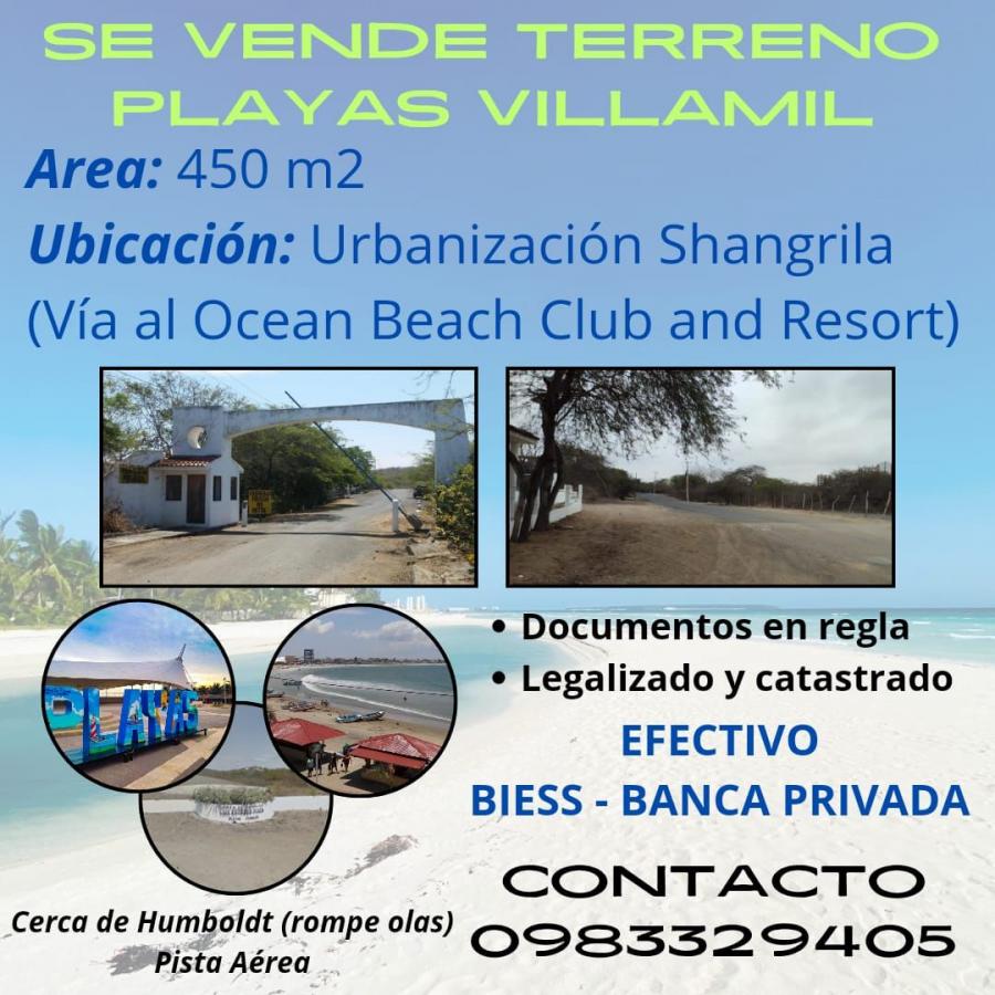 Foto Terreno en Venta en General Villamil, Guayas - U$D 45.000 - TEV39185 - BienesOnLine