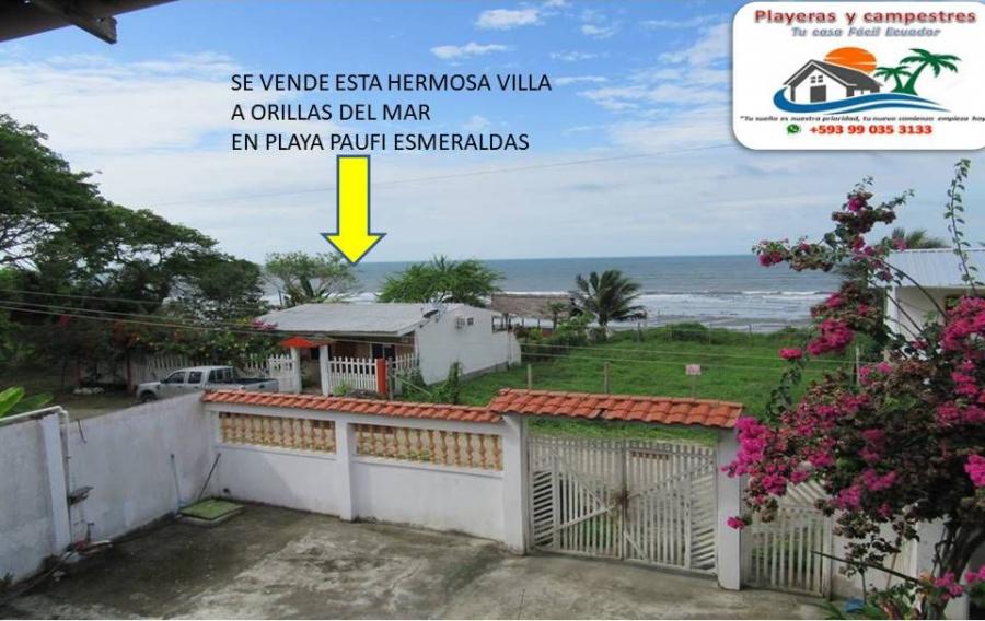 Foto Villa en Venta en Playa Paufi, Rio Verde, Esmeraldas, Esmeraldas Capital, Esmeraldas - U$D 42.000 - VIV28794 - BienesOnLine
