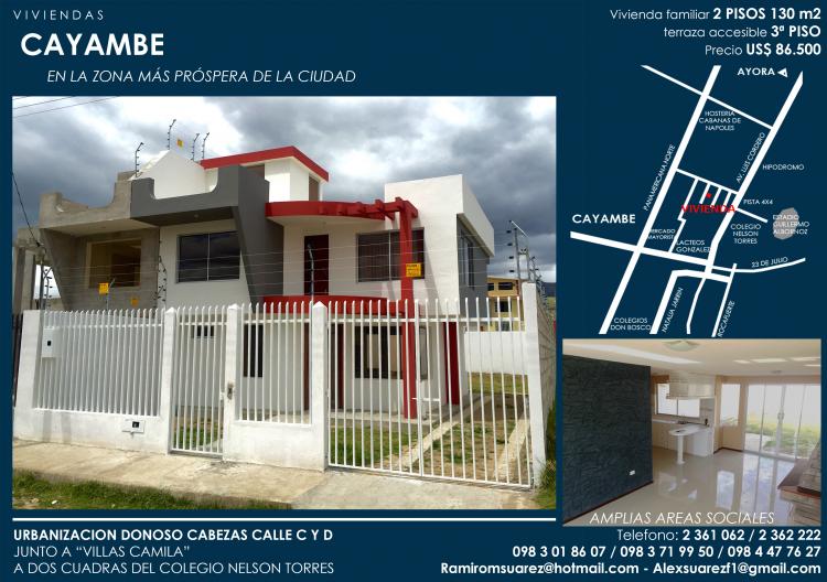 Foto Casa en Venta en CAYAMBE, Cayambe, Pichincha - U$D 86.500 - CAV21025 - BienesOnLine