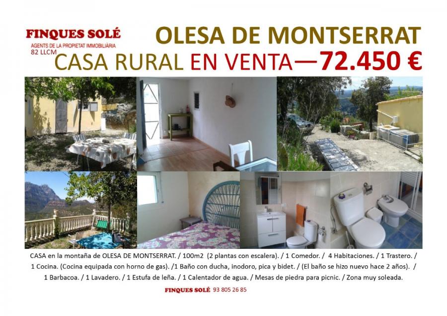 Foto Casa en Venta en Olesa de Montserrat, Barcelona - € 72.450 - CAV10699 - BienesOnLine